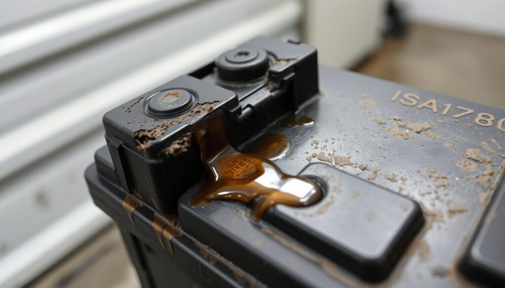 Car battery damage
