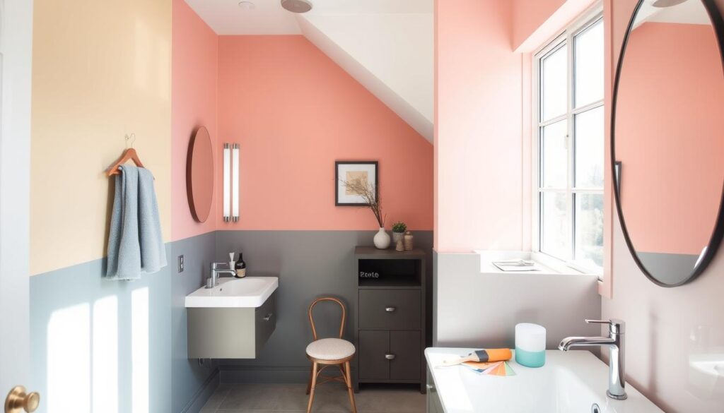 DIY bathroom makeover tips with fresh paint