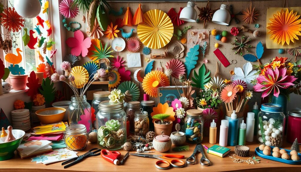 DIY crafts using household items