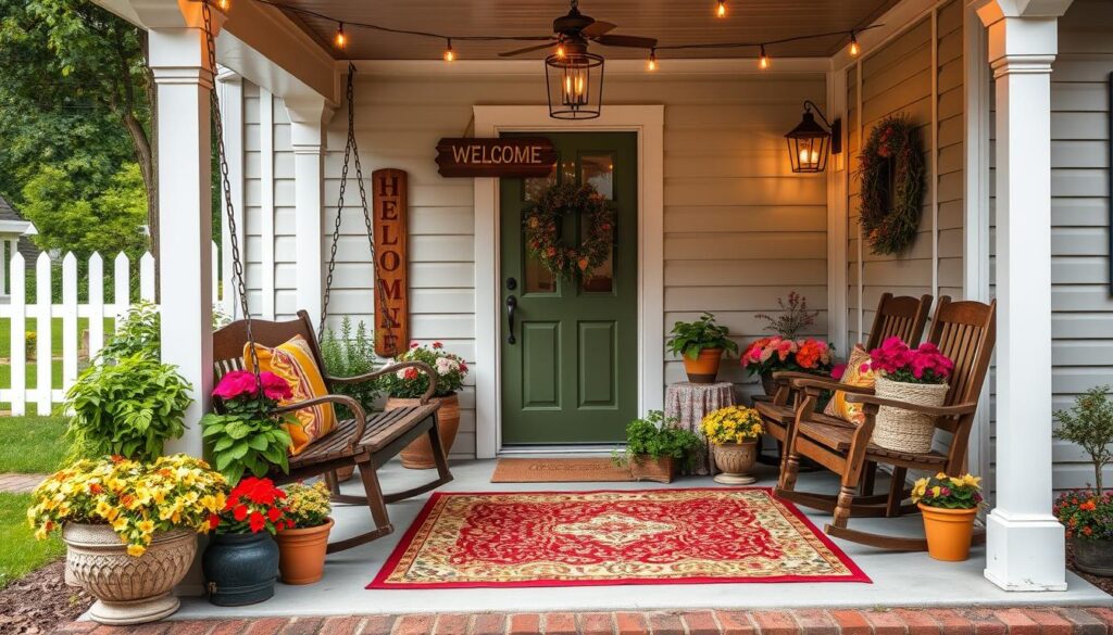 DIY outdoor decor front porch