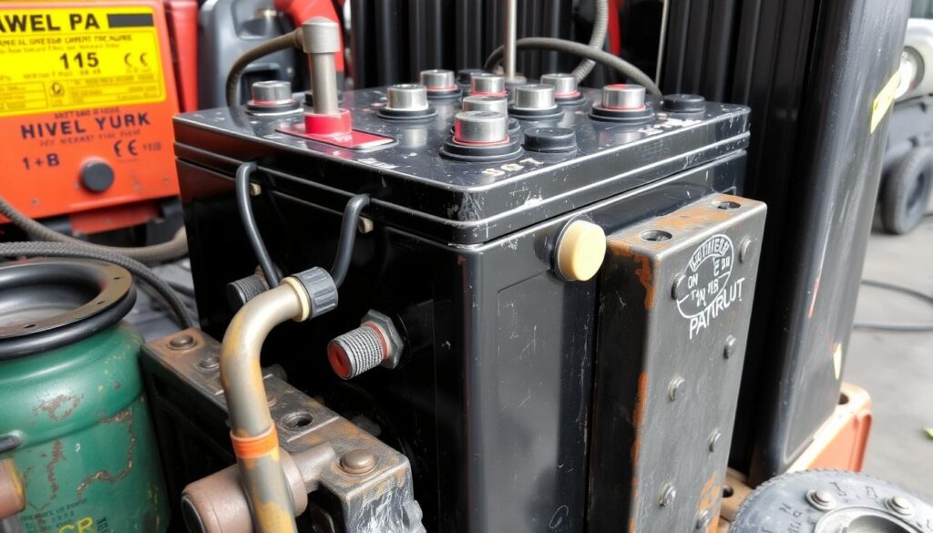 Forklift battery