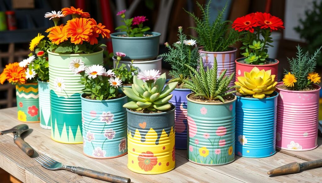 Tin Can Planters