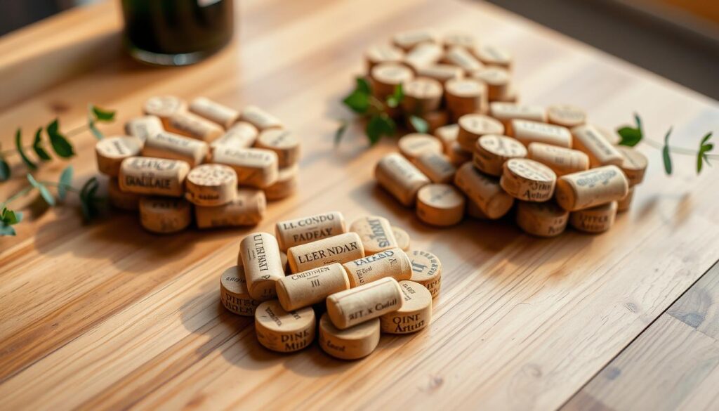 Wine cork coasters