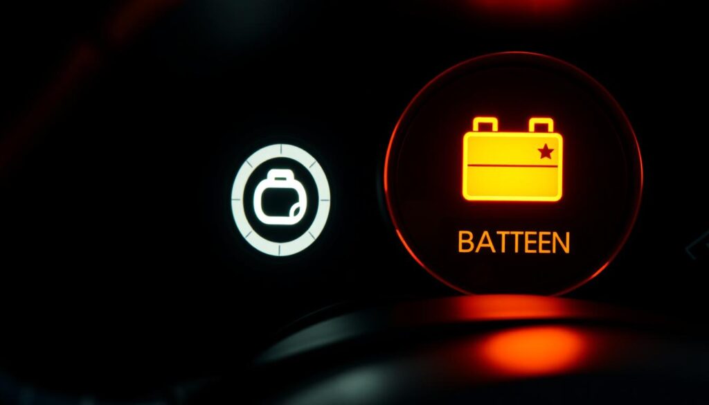 car battery warning signs