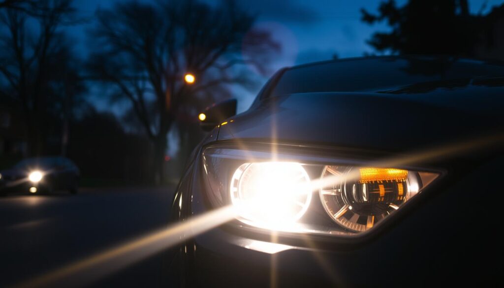 flickering headlights