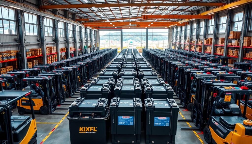 forklift fleet battery optimization