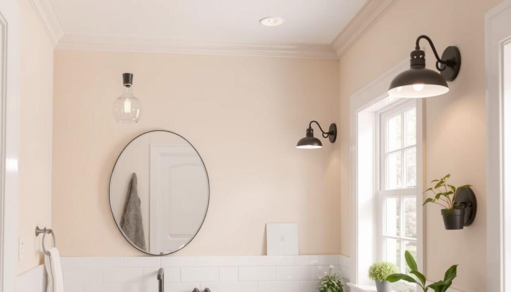 inexpensive bathroom renovation ideas lighting