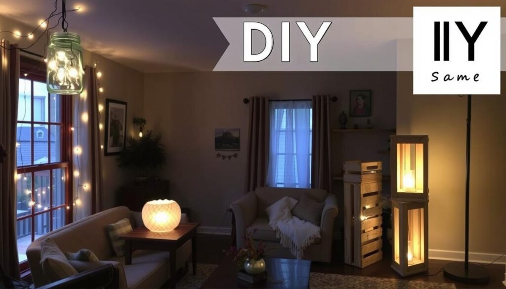 inexpensive lighting DIYs