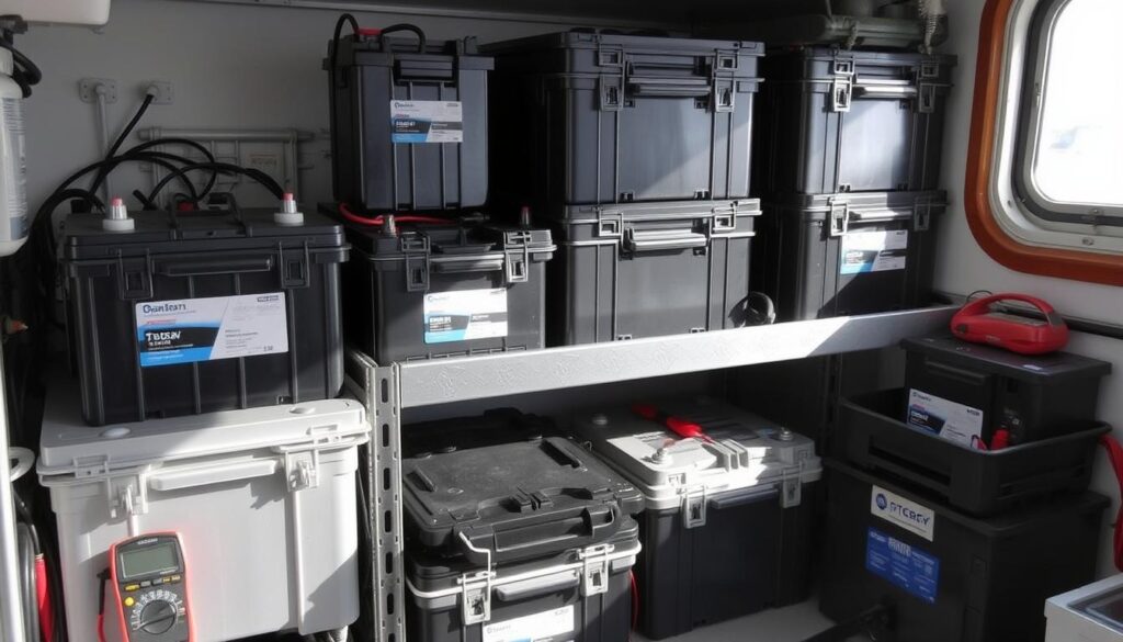 marine battery storage