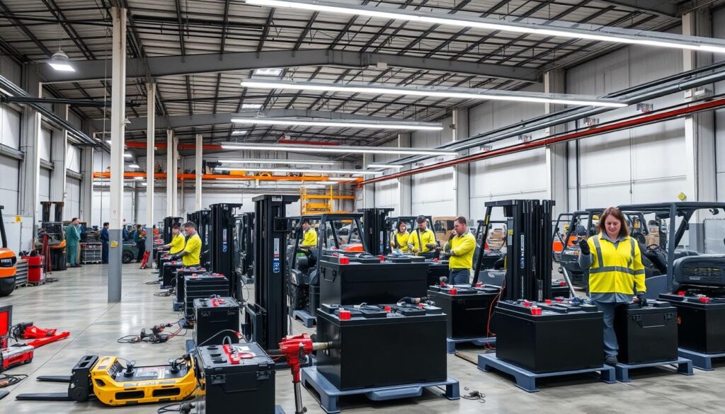 material handling battery services