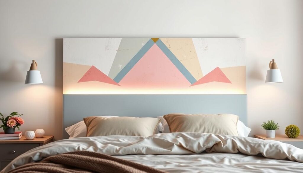 painted headboard painted headboard