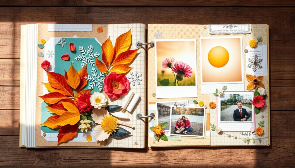 seasonal scrapbooking