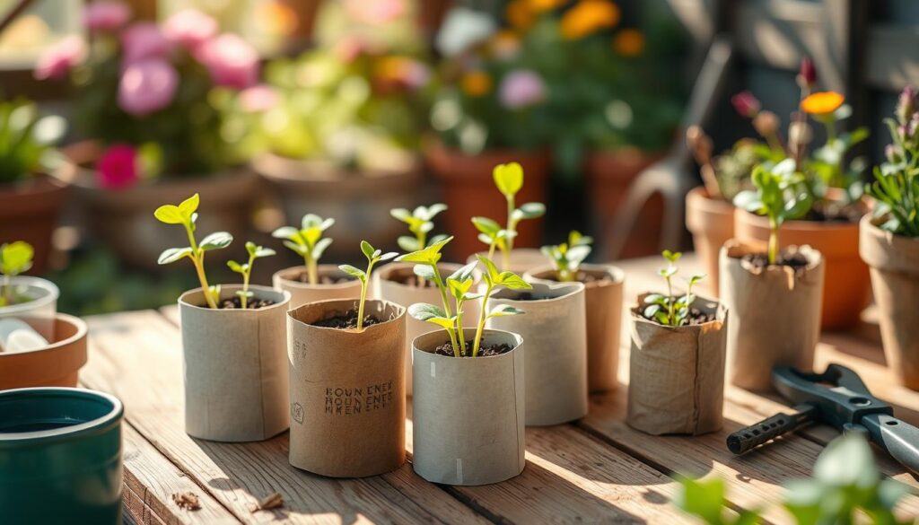 toilet paper roll seedlings