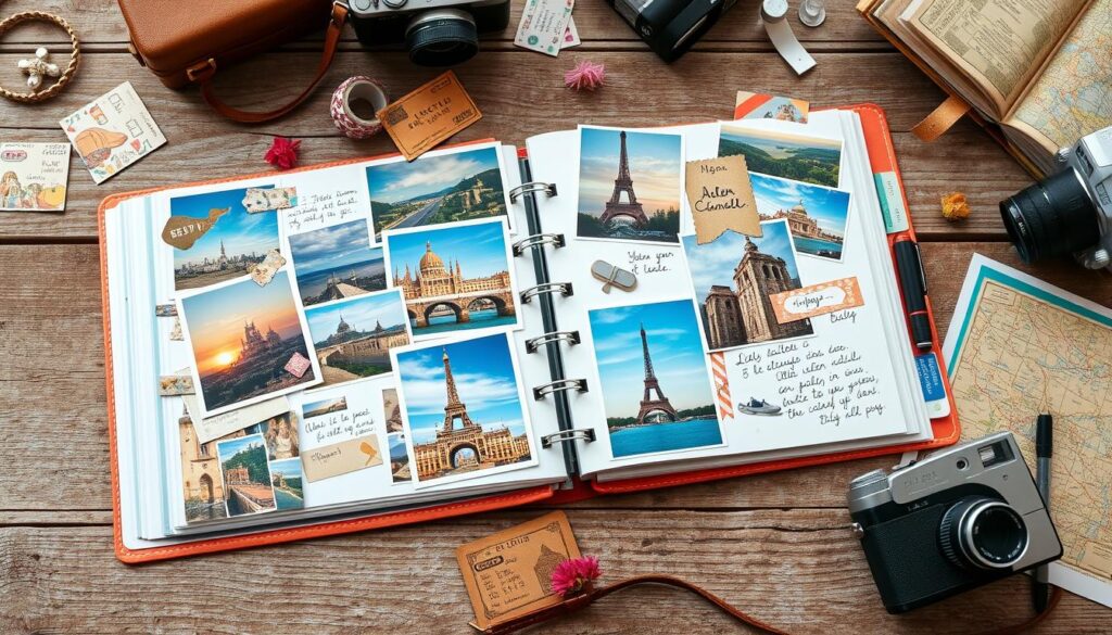 travel scrapbook