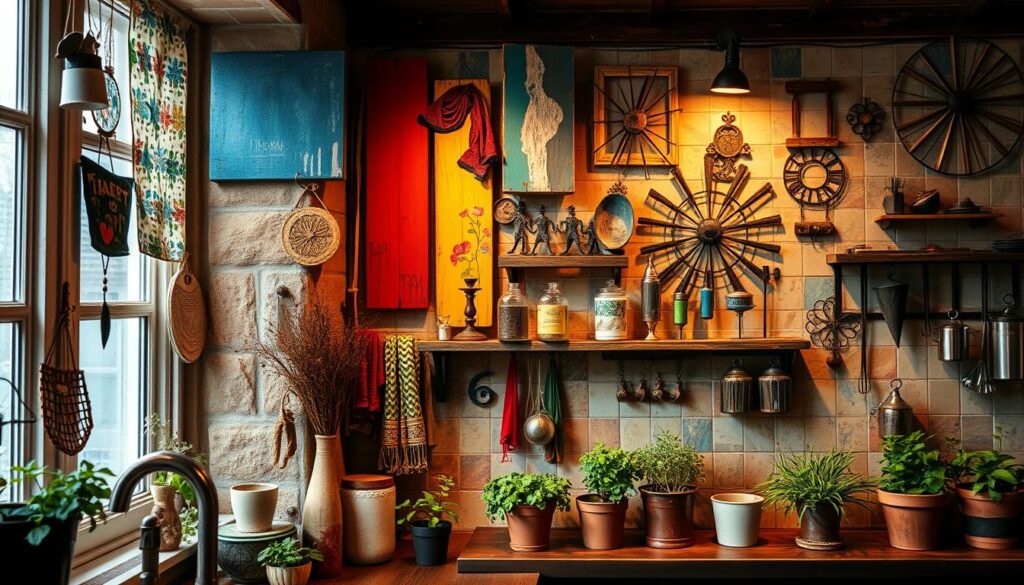 unique DIY wall art kitchen