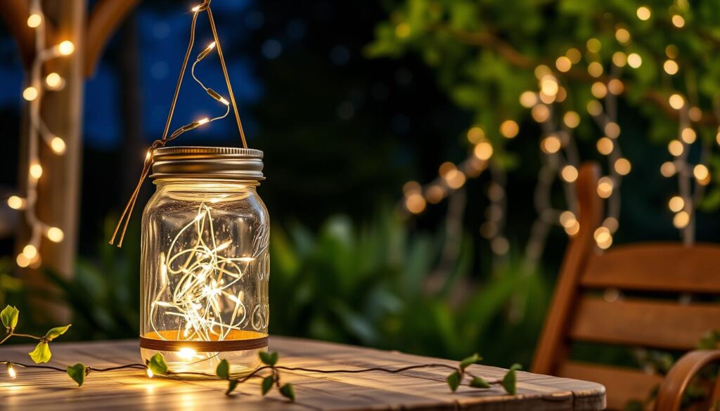 upcycled mason jar lanterns