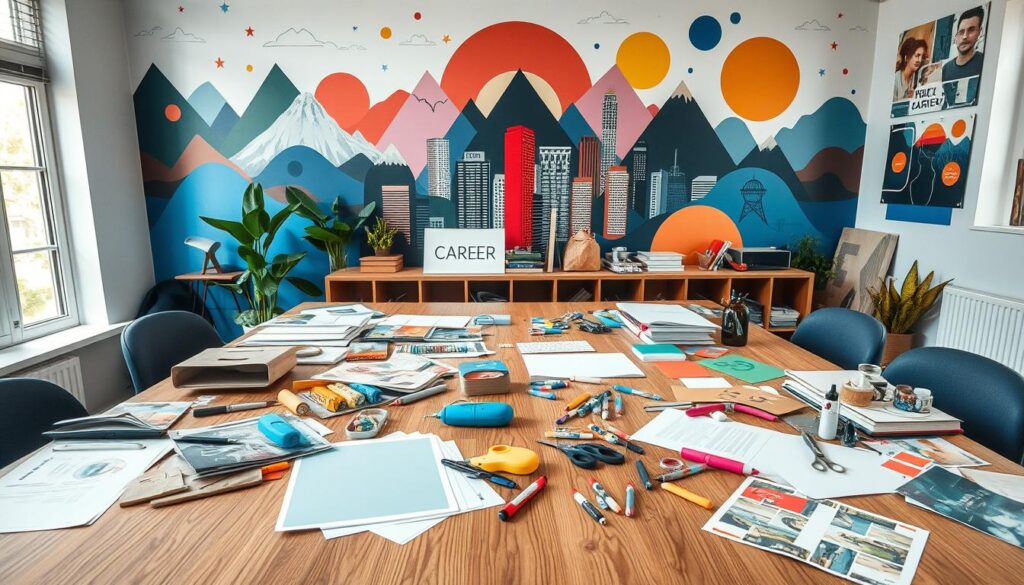 Career Vision Board Creation Process