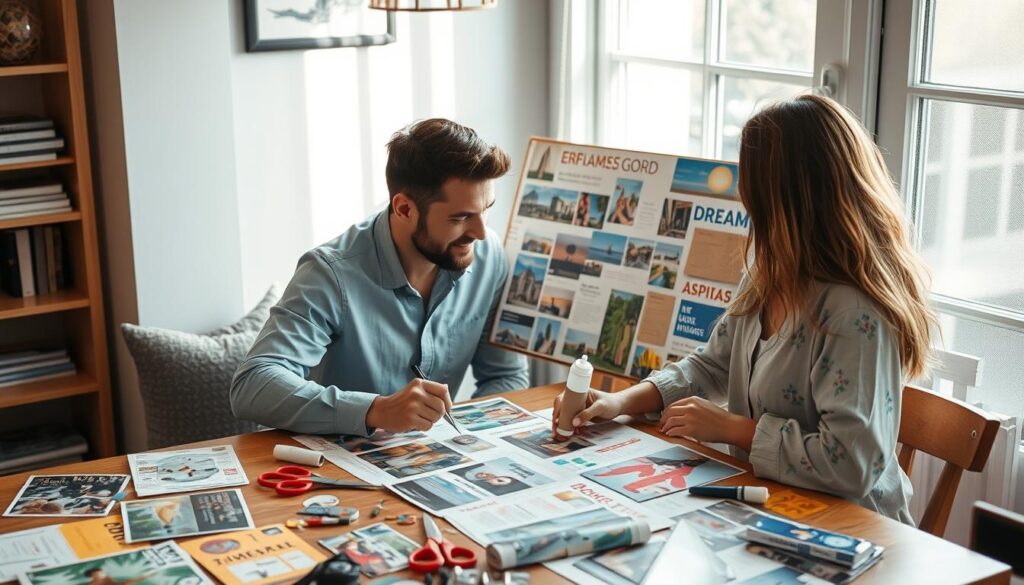 Couple's Vision Board Creation