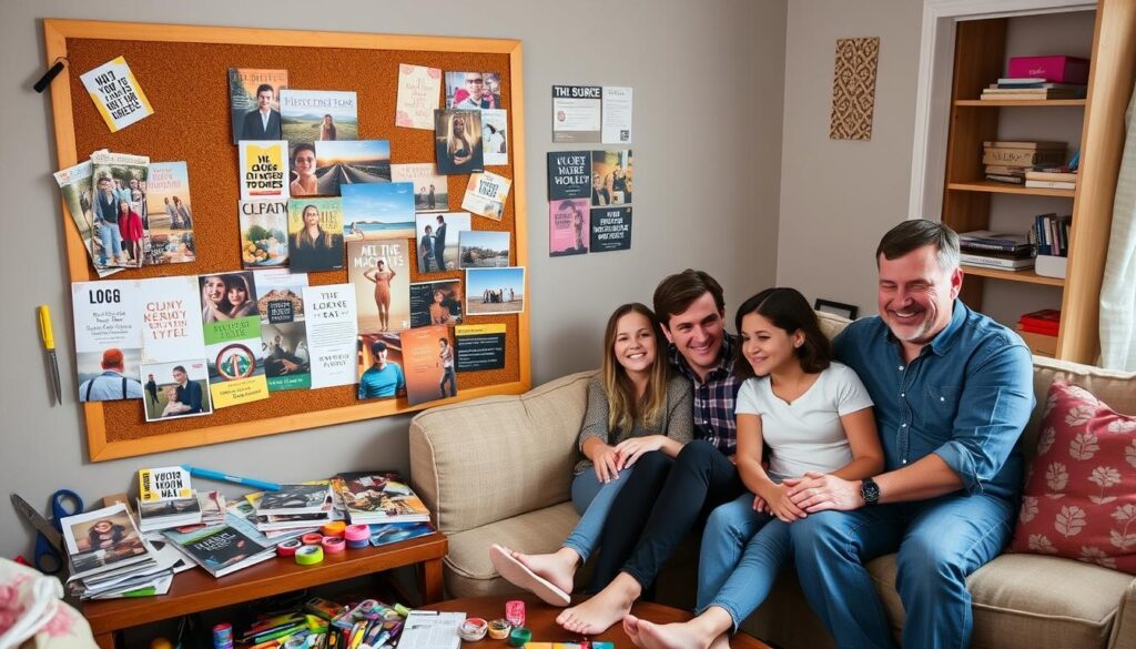 Family Vision Board Materials