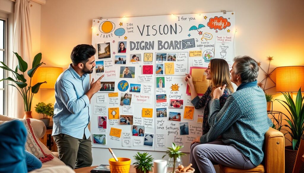 Family Vision Board Sharing