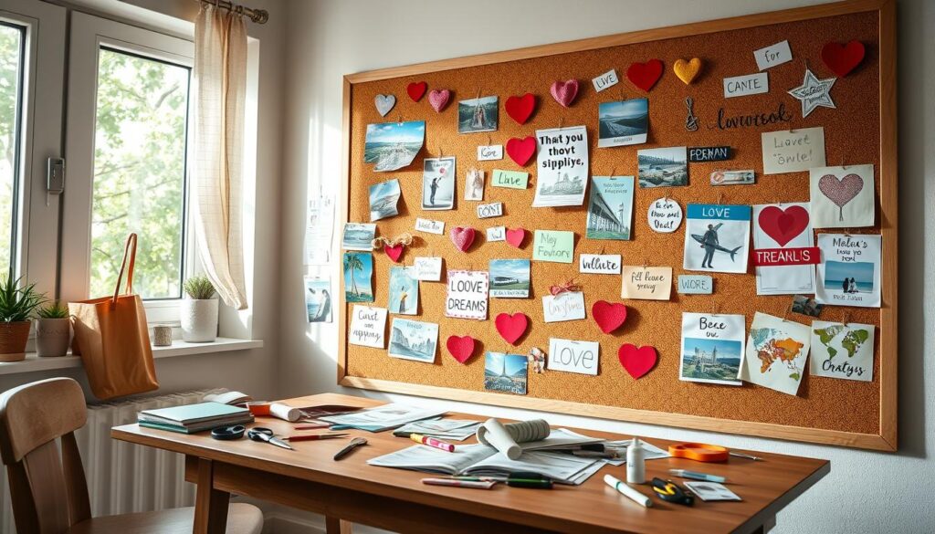 Relationship Vision Board Creation Process
