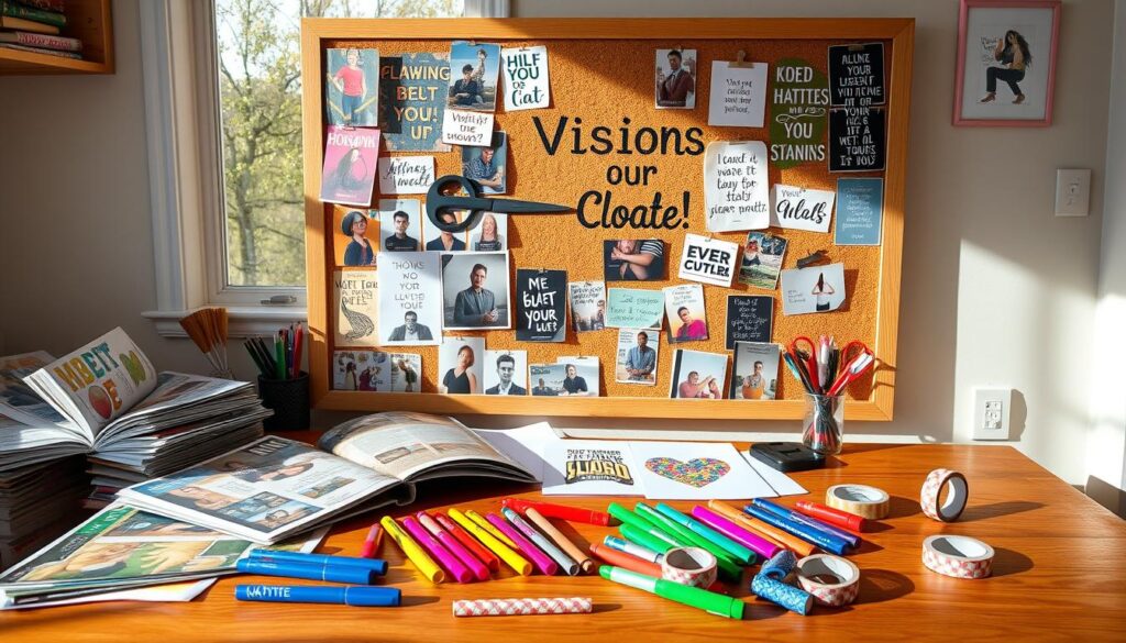 Vision Board Creation Materials