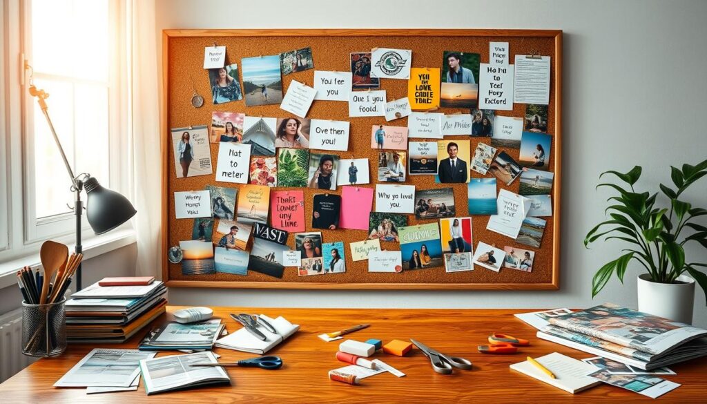 Vision Board Creation Process
