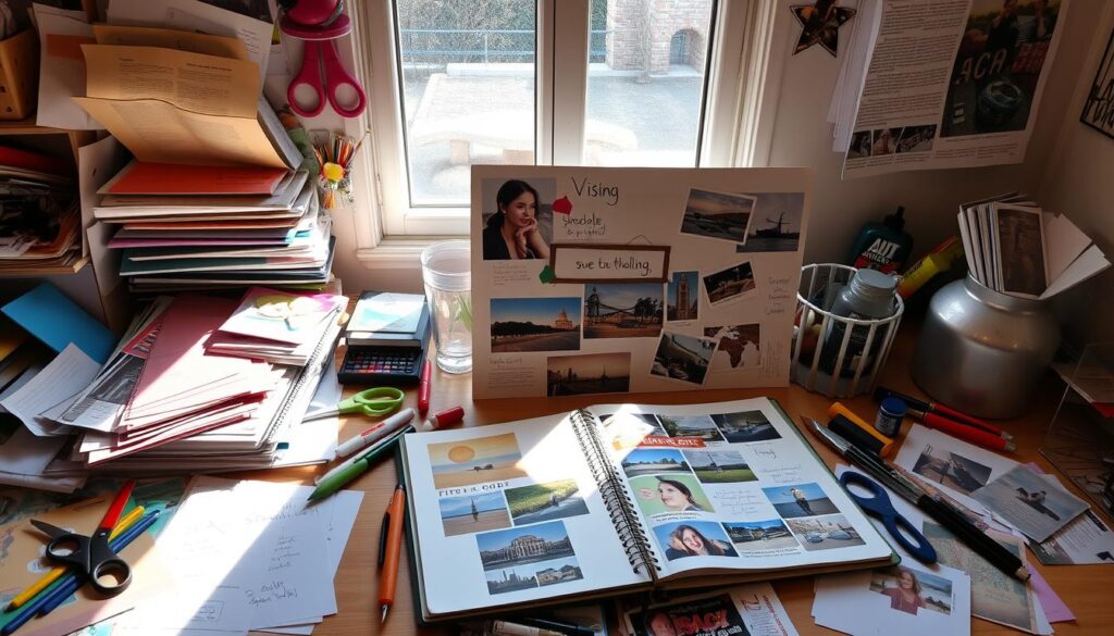 Vision Board Creation Process