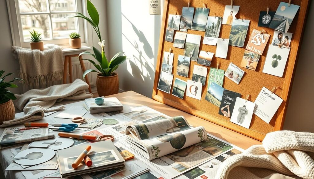 Vision Board Creation Process