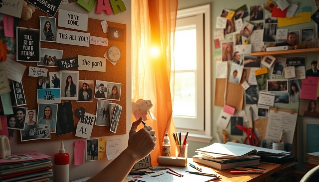 Vision Board Creation Process