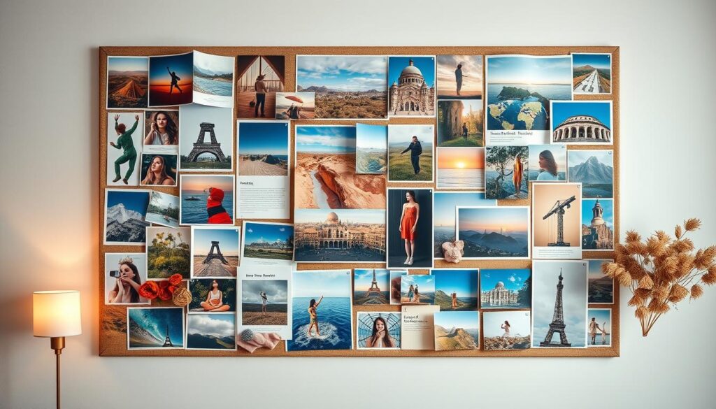 Vision Board Layout Design