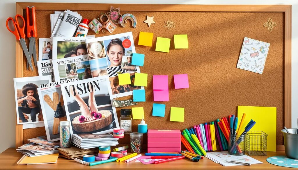 Vision Board Materials and Tools