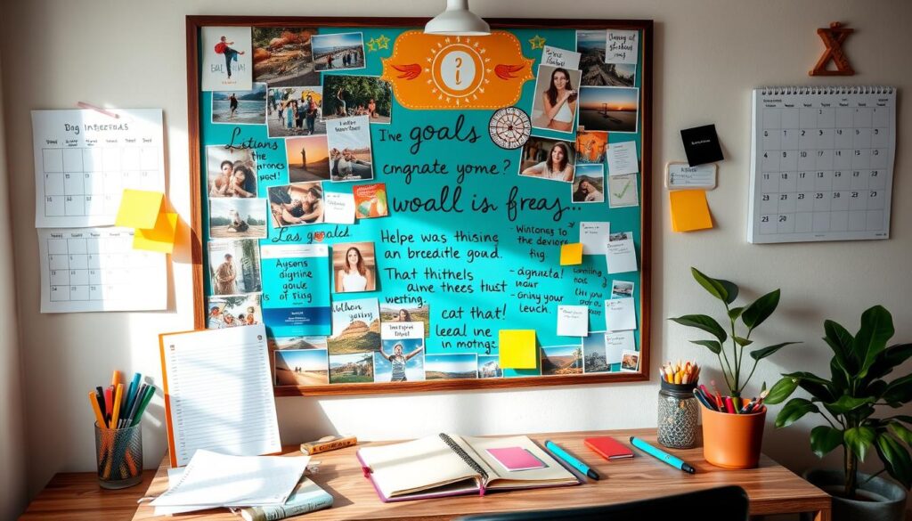 Vision Board Progress Tracking