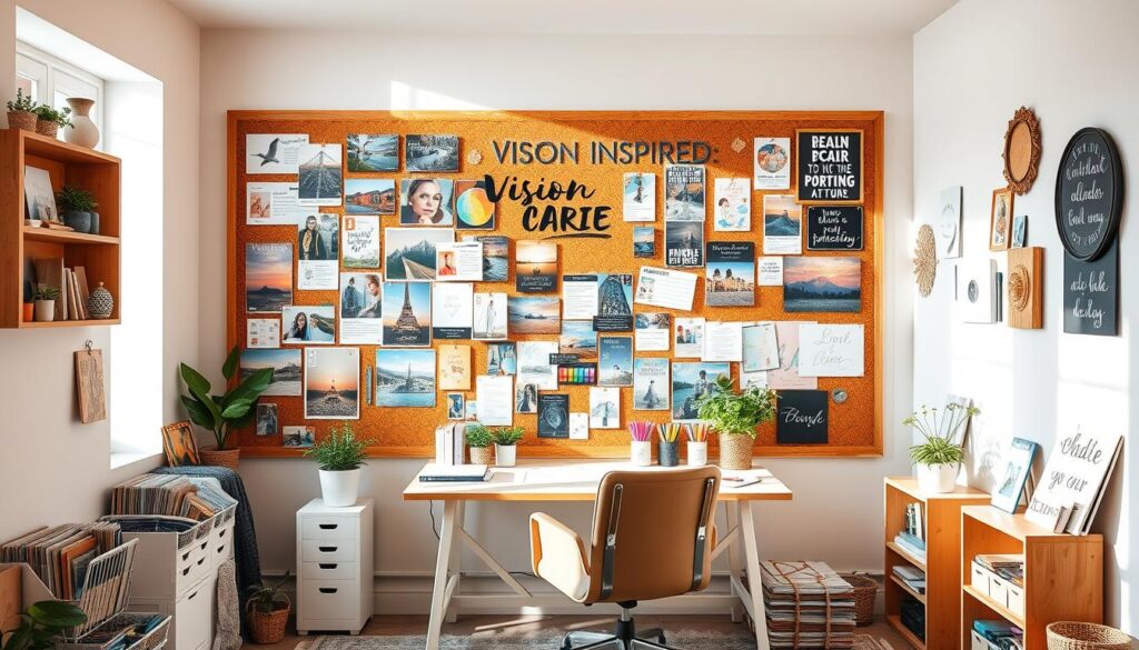 Vision Board Workspace Design
